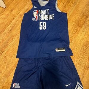 NBA Blue and White Athletic Shorts